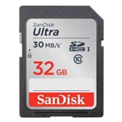 SANDISK SD HC ULTRA 32GB 30 MO/S CL 10
