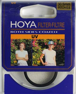 HOYA FILTRE UV 30.5 mm emballage mauve