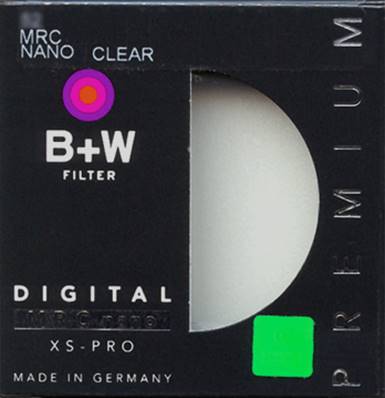 Filtre protecteur B+W 58 mm - 007 CLEAR MRC nano XS PRO