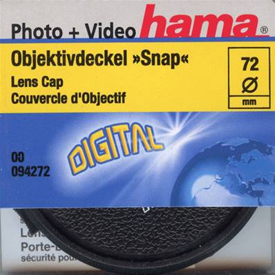 HAMA BOUCHON SNAP 72MM