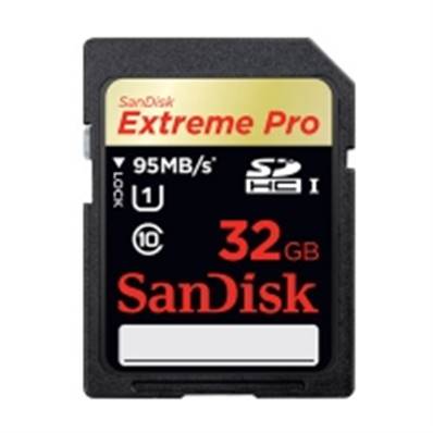 SANDISK SD HC EXTREME PRO 32GB 95MO/S.