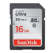 SANDISK SD HC ULTRA 16GB 30 MO/S CL 10