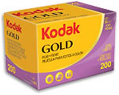 1 film KODAK GOLD 200 iso 36 photos négatif 24x36
