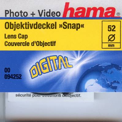 HAMA BOUCHON SNAP 52MM