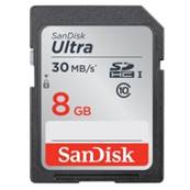 SANDISK SD HC ULTRA 8GB 30 MO/S CL 10