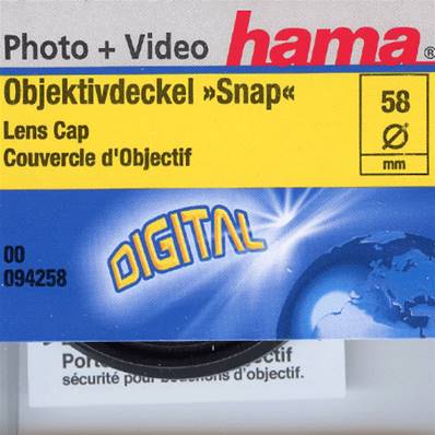 HAMA BOUCHON SNAP 58MM