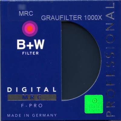 Filtre gris B+W 58 mm - ref 110-MRC - ND1000 ND 1000