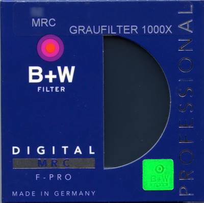 Filtre gris B+W 49 mm - ref 110-MRC - ND1000 ND 1000