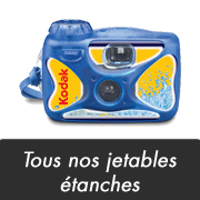 Appareils photo jetables étanches