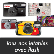 Appareils photo Jetables avec FLASH