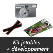 Appareils photo jetables développement compris